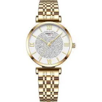 NIBOSI Women Watches Analog Square Green Dial Watch